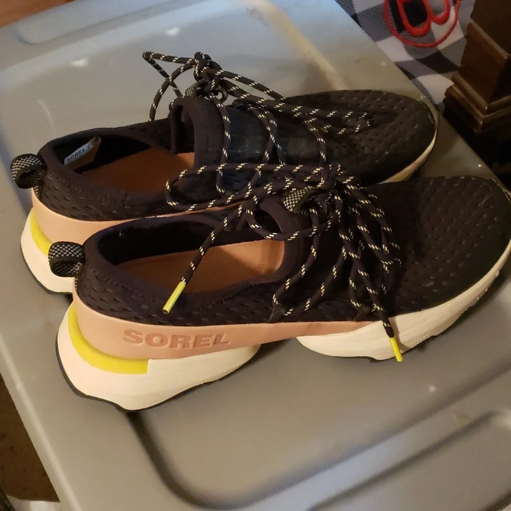 Sorel Black Kinetic Impact Lace Sneakers - Picture 2 of 8